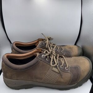 KEEN Austin Low Height Leather Oxford Mens Size 15 Brown Hiking Casual  Preppy